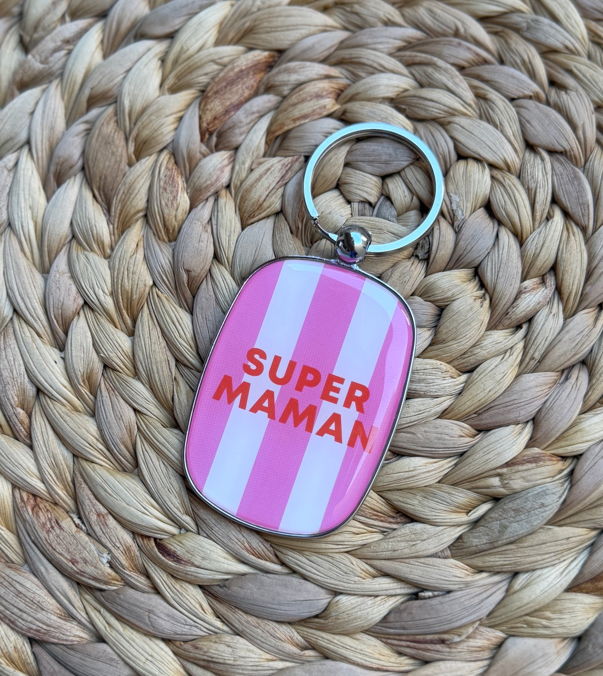Porte clés “super maman”