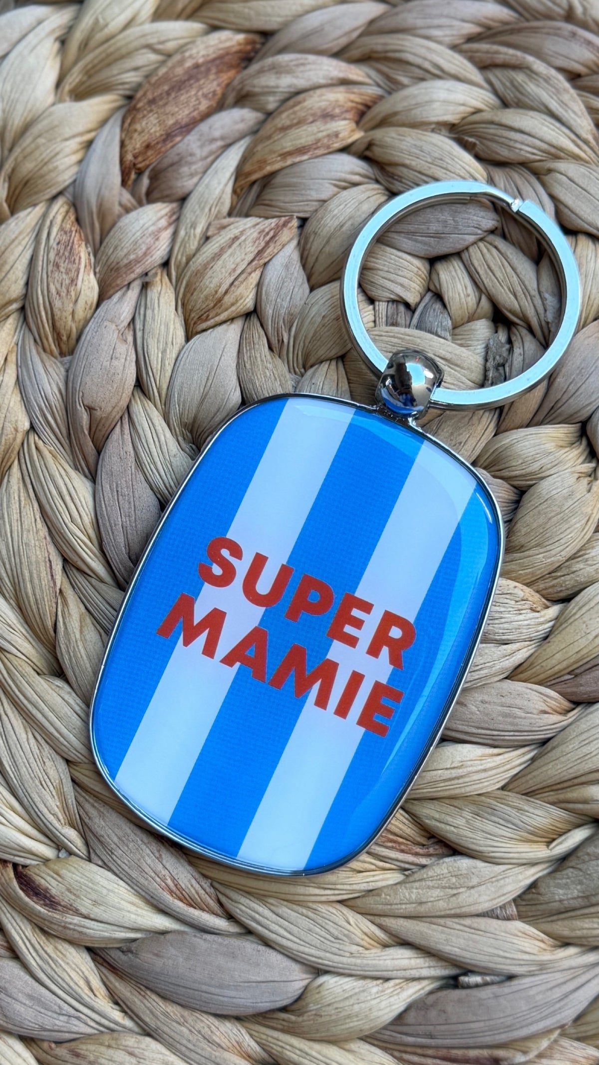 Porte clés “super mamie”