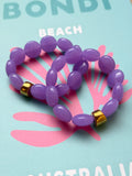 Bracelet  “bombom” purple
