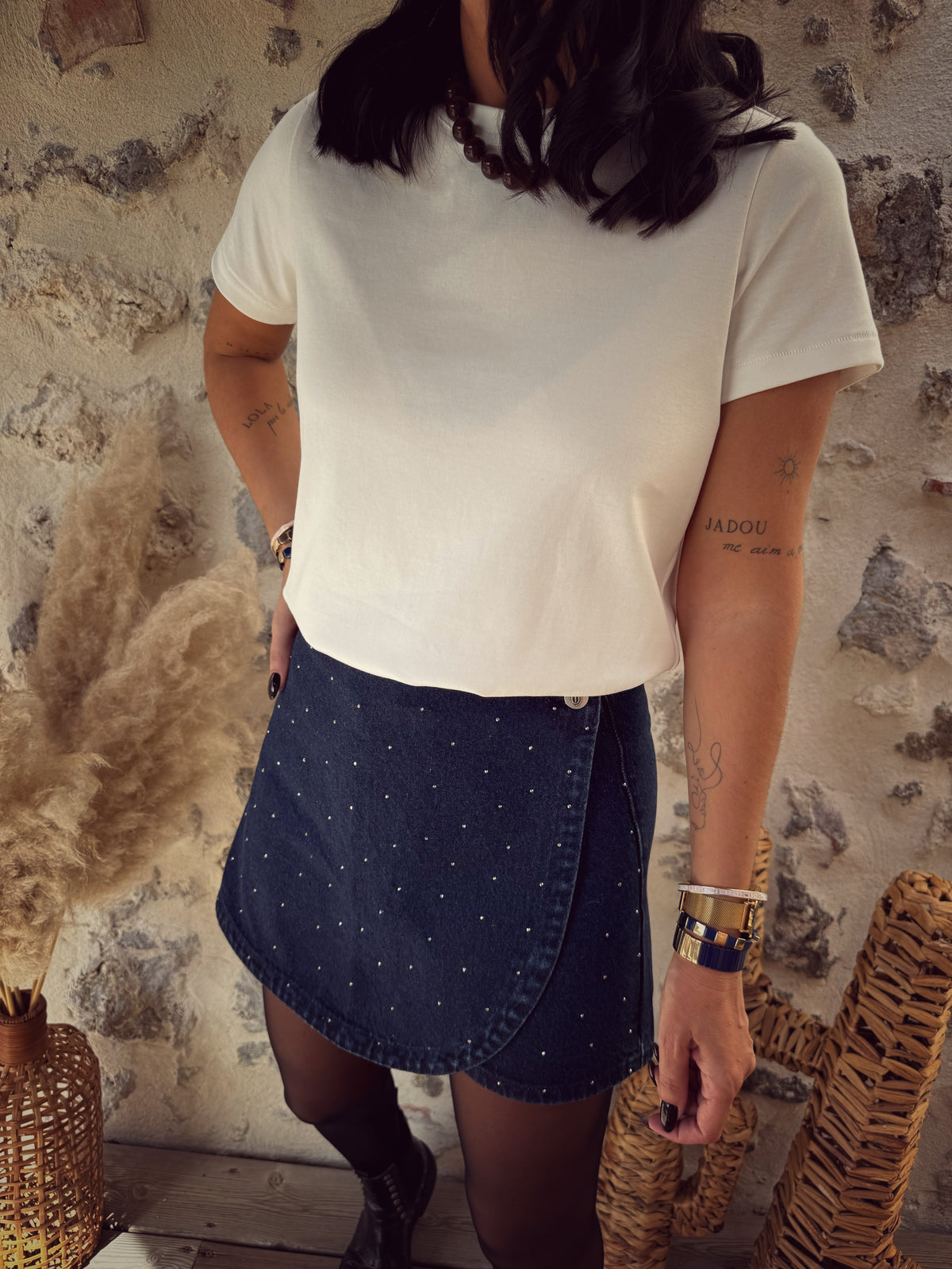 T-shirt Yao blanc