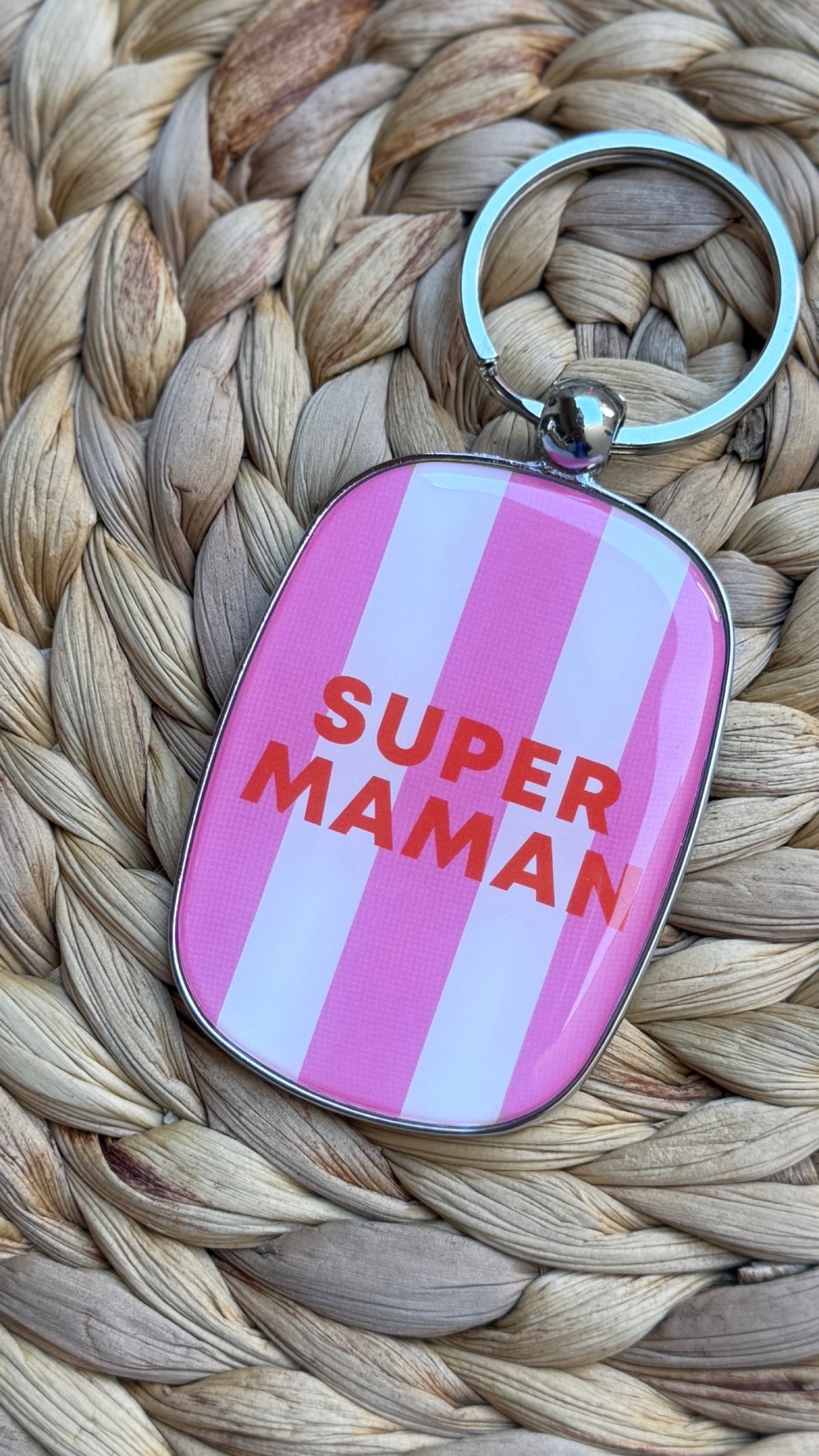 Porte clés “super maman”