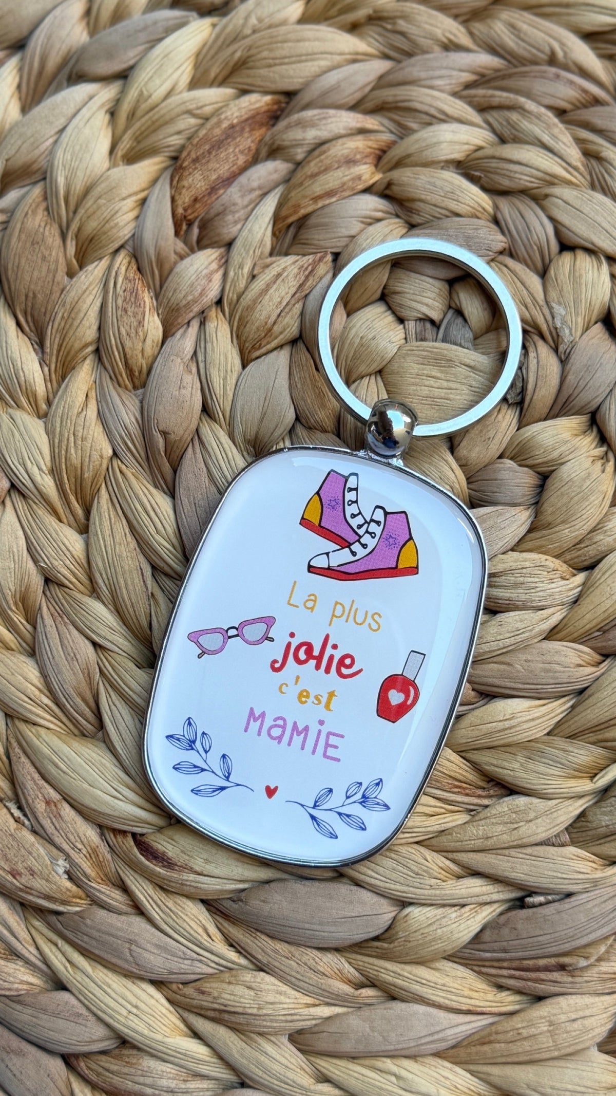 Porte clés “Jolie mamie”
