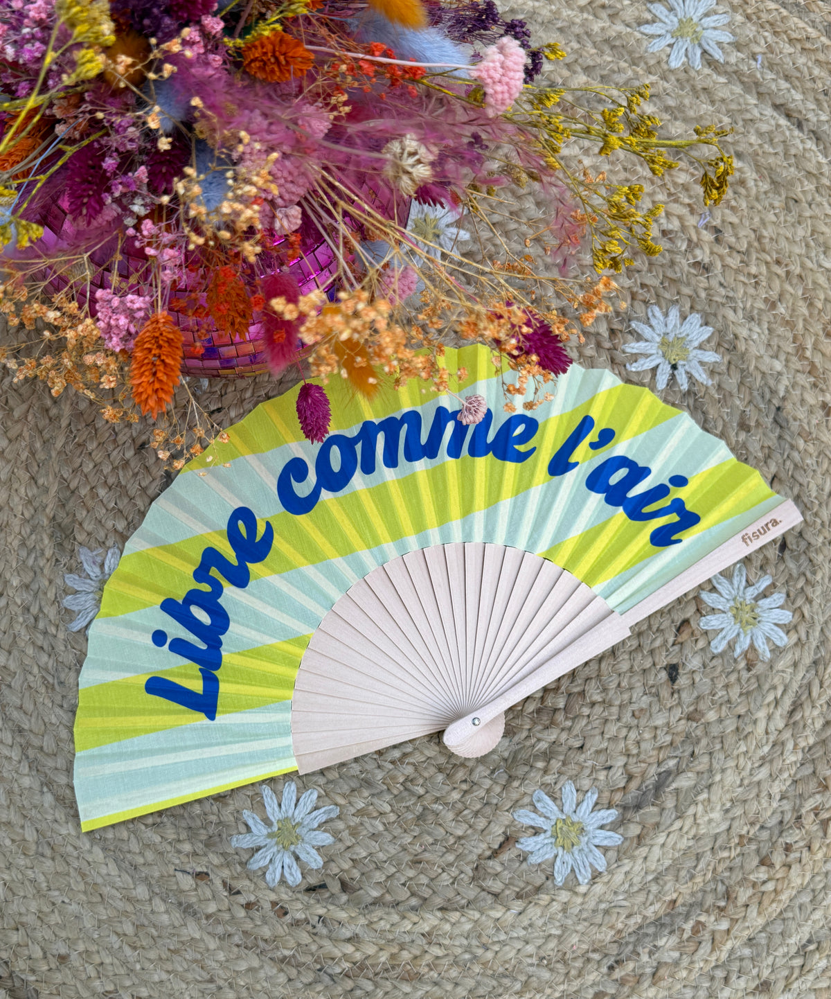 Éventail “Libre comme l’air”