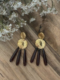 Boucles d'oreilles Ambre