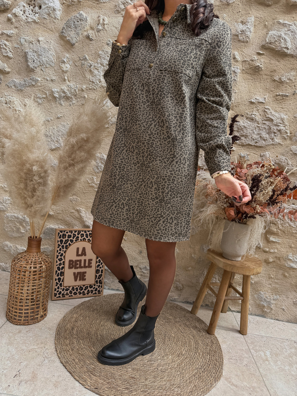 Robe Zoé léopard