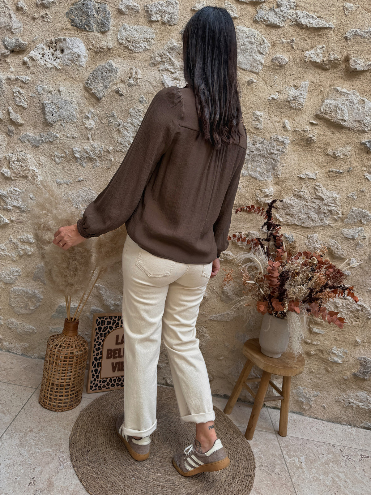 Blouse Iris choco