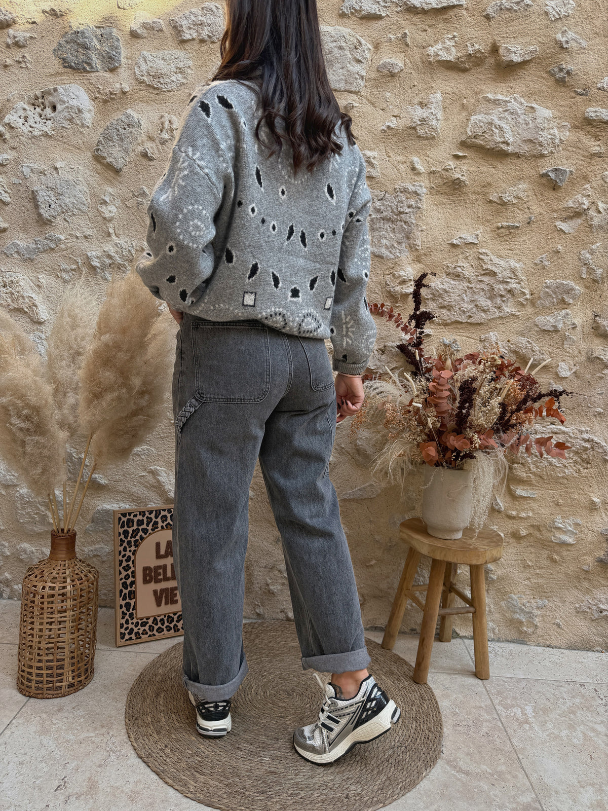 Jeans Andrea gris