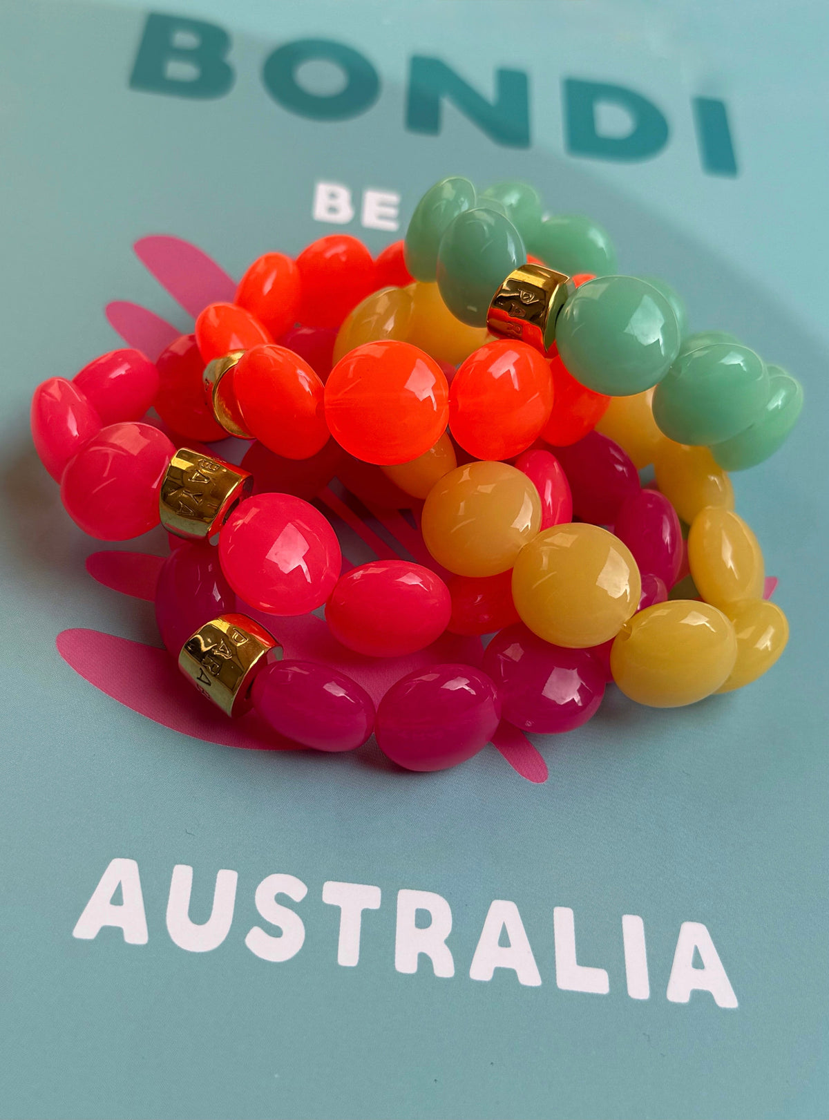 Bracelet “bombom” magenta