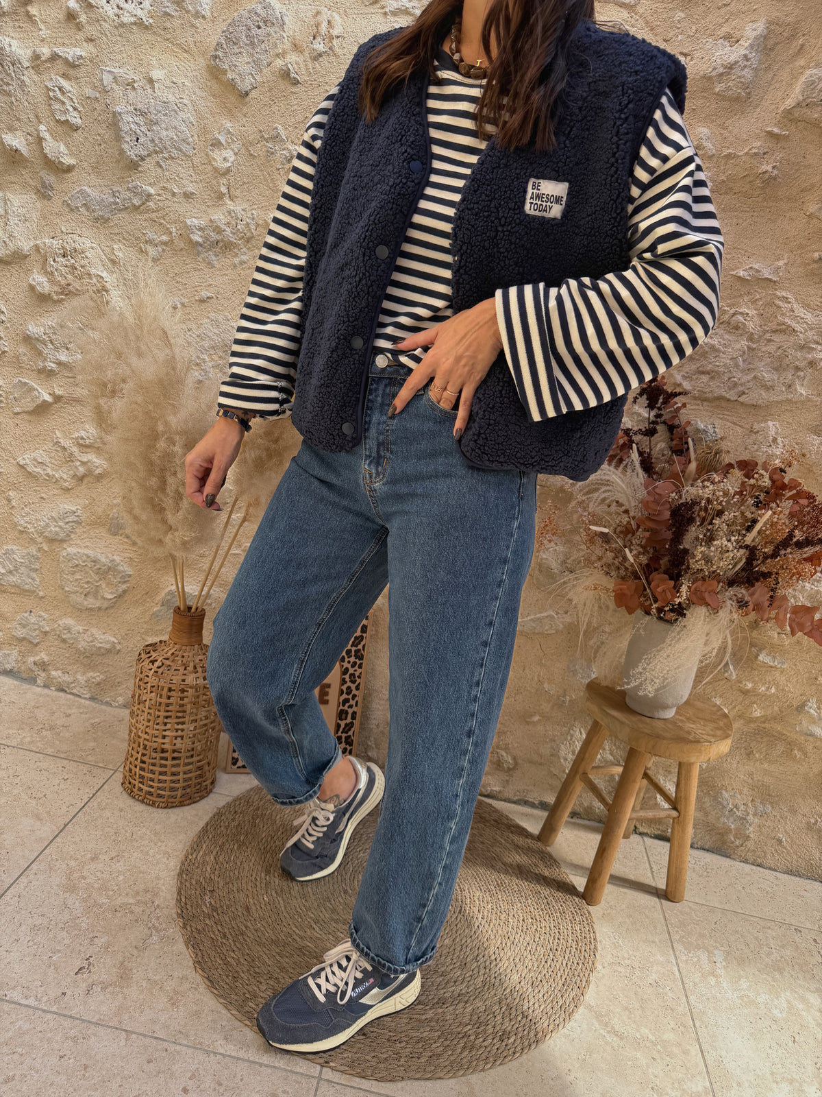 Gilet Olivier marine