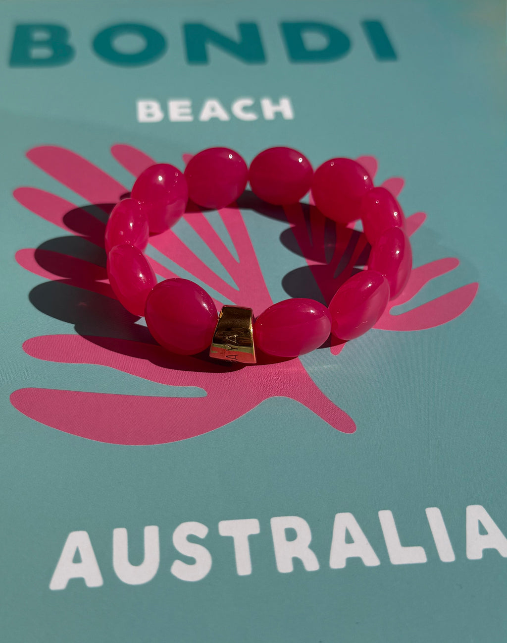 Bracelet “bombom” magenta