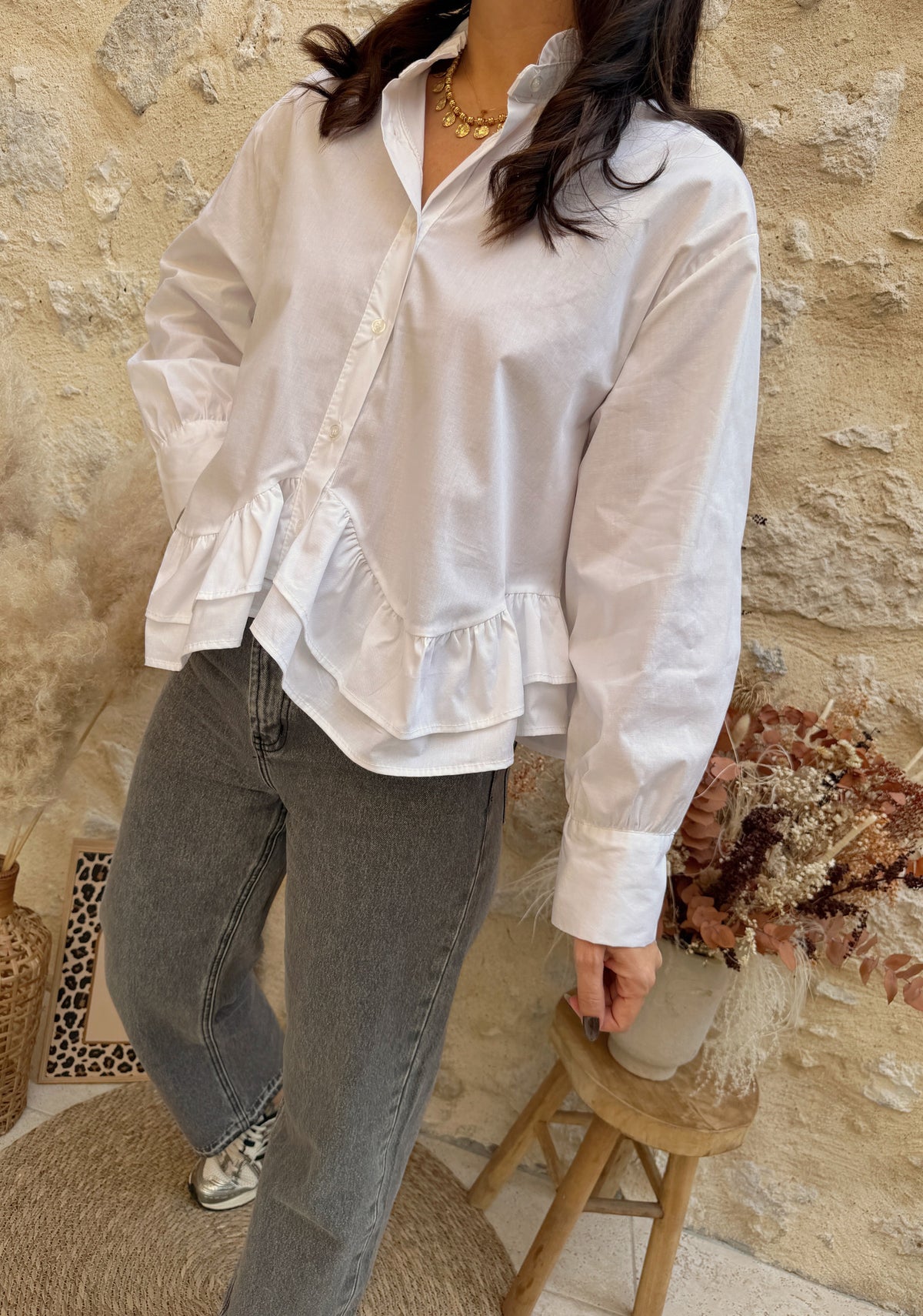 Chemise Sabrina blanche