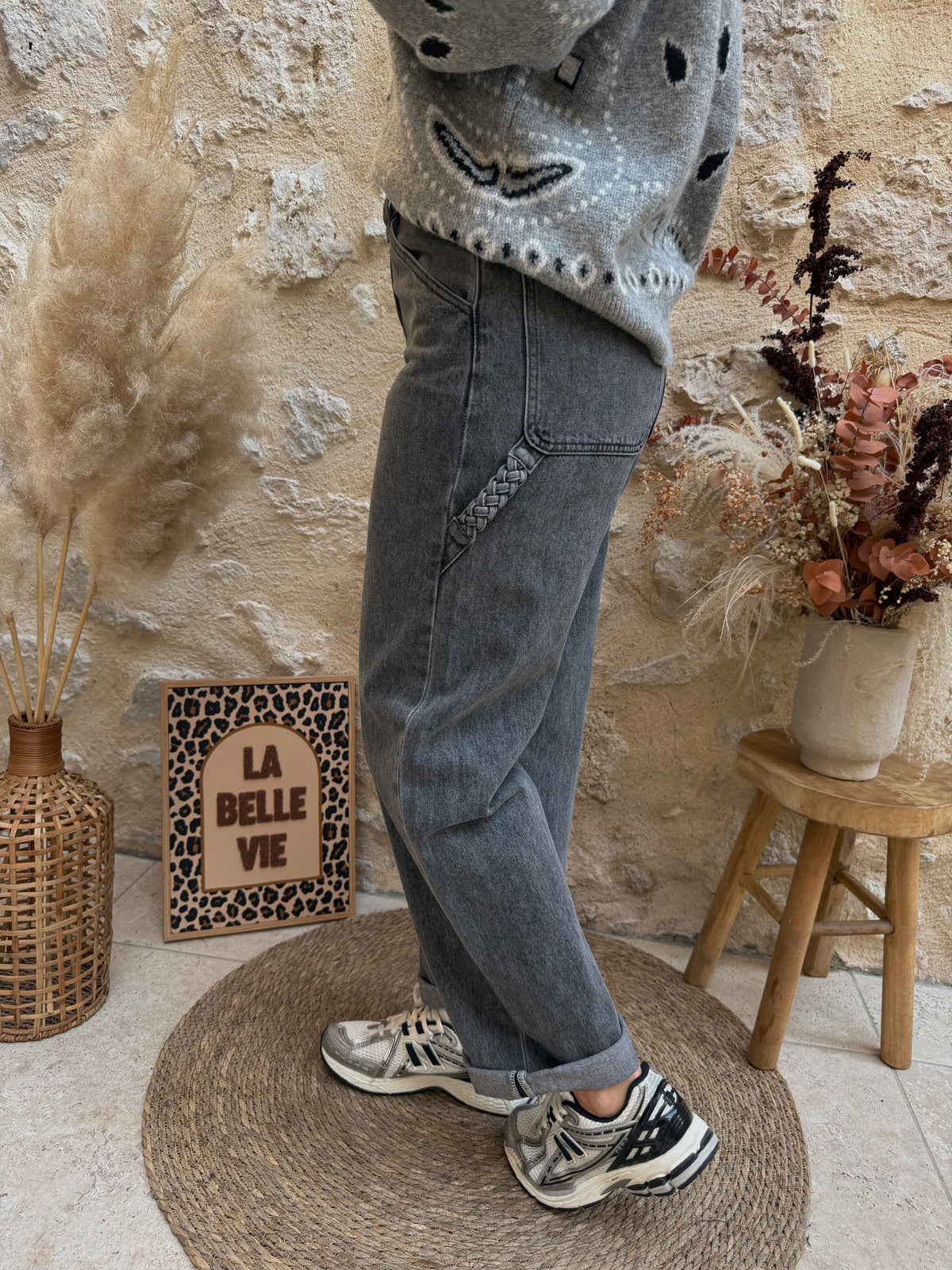 Jeans Andrea gris