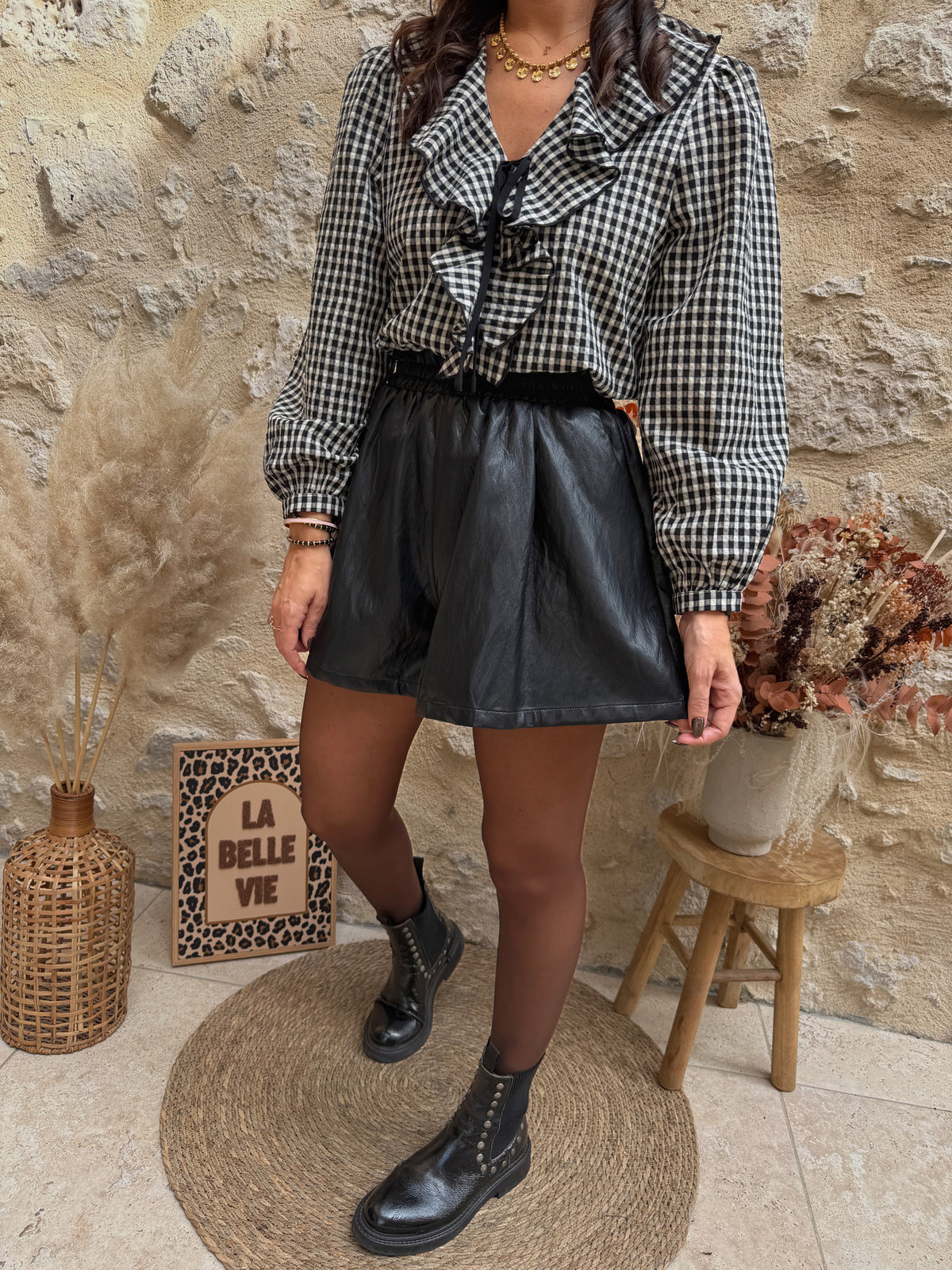 Short Simili noir