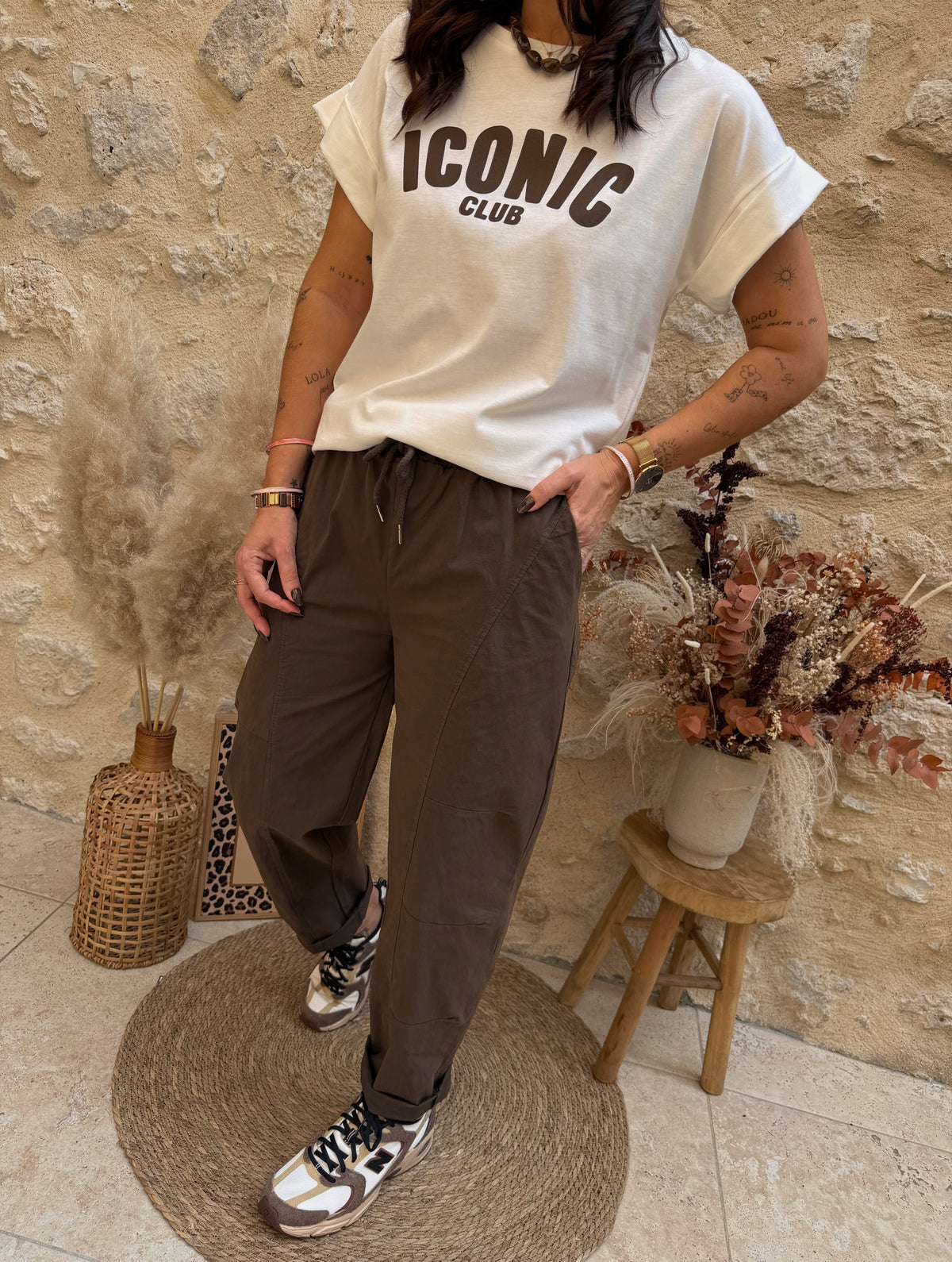 Pantalon Victor choco