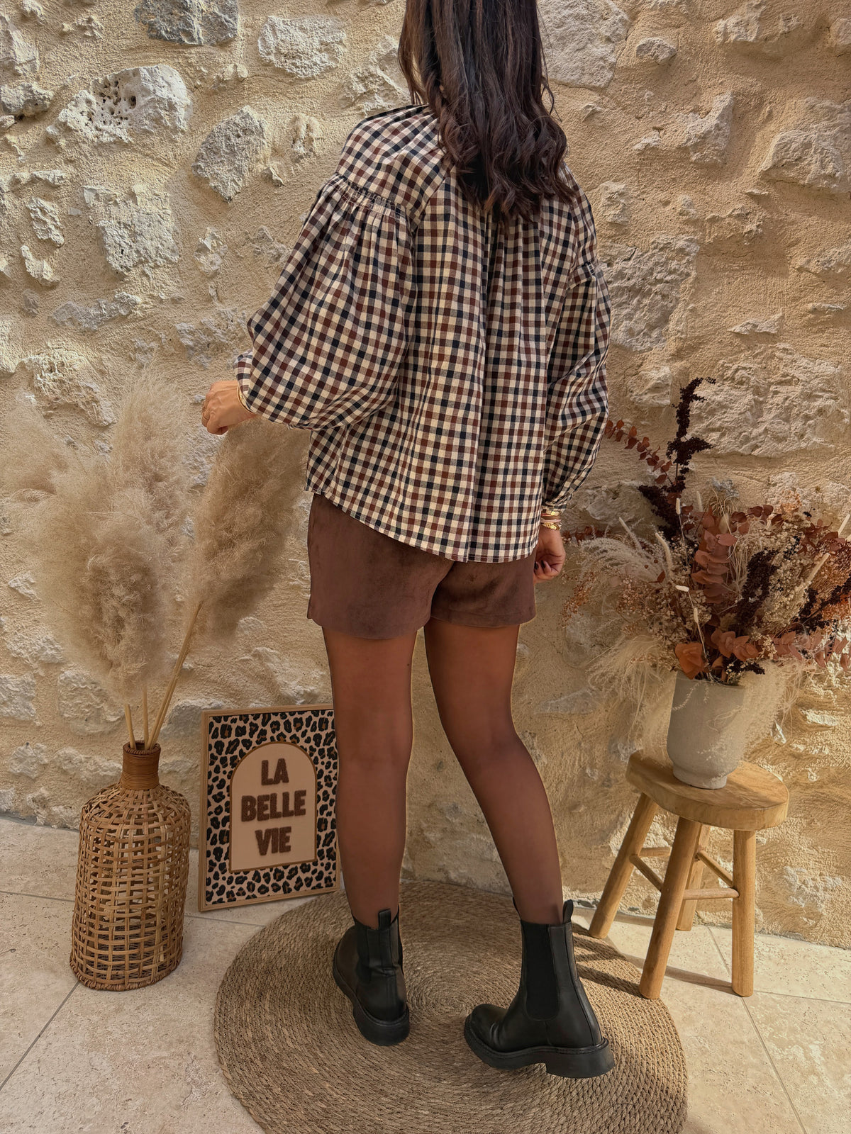 Blouse Marion carreaux