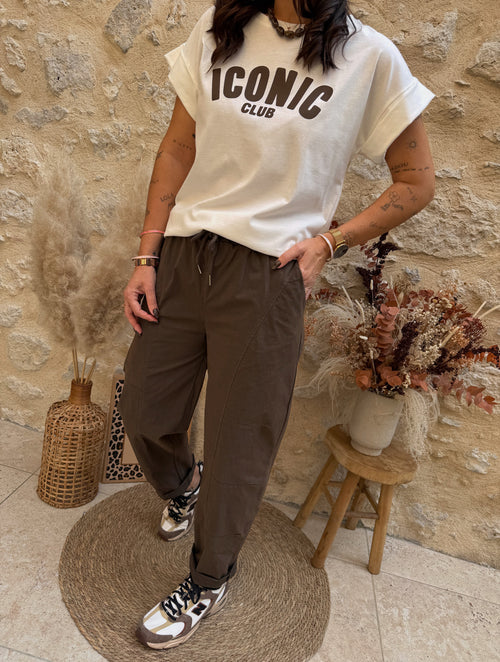 T-shirt Iconic écru