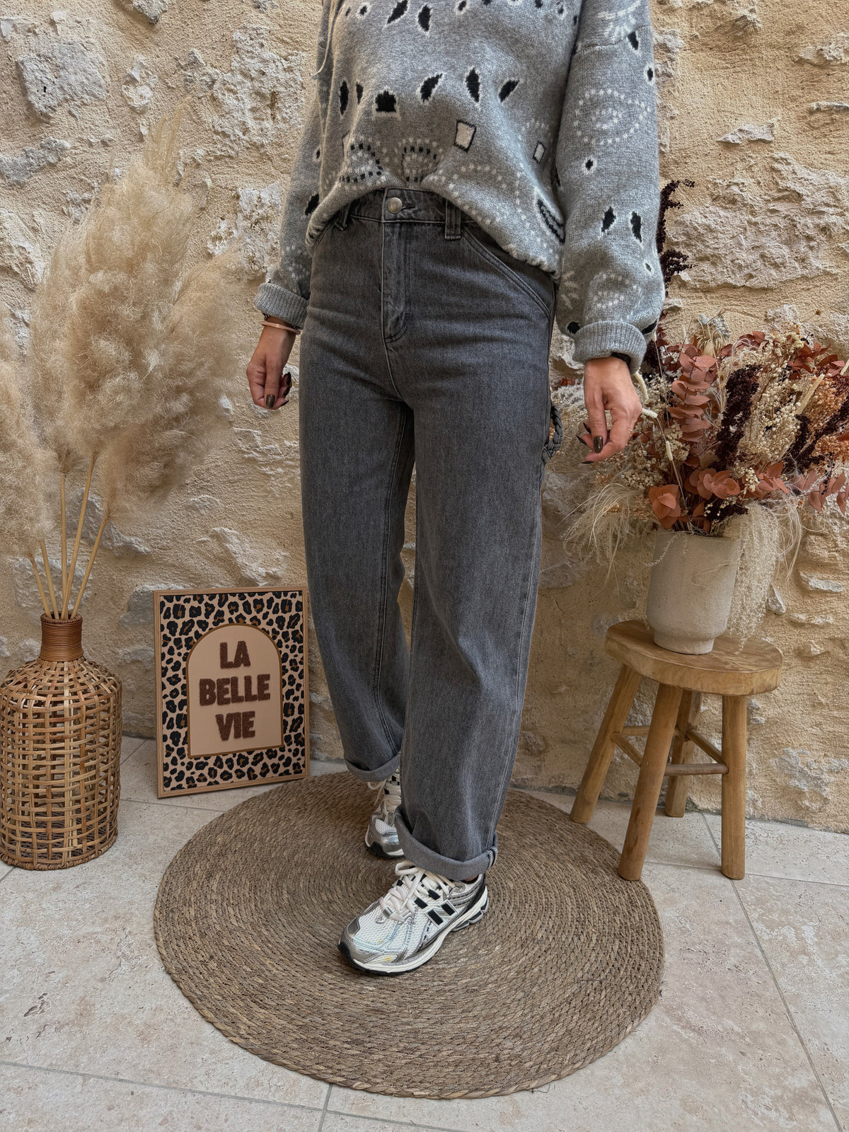 Jeans Andrea gris