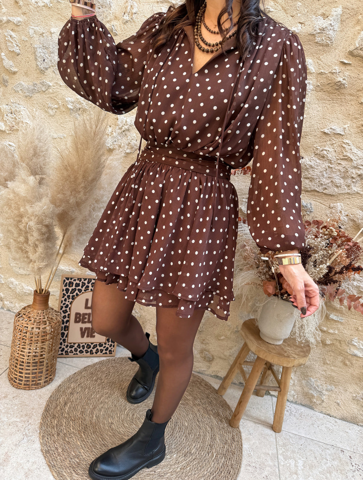 Robe Lya choco