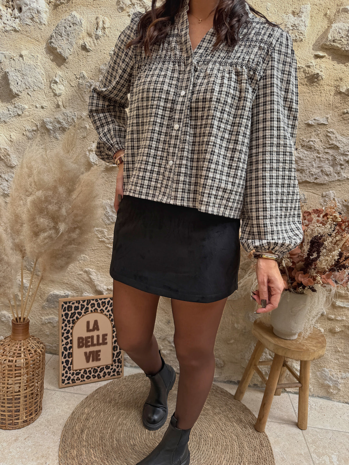 Blouse Pamela noire