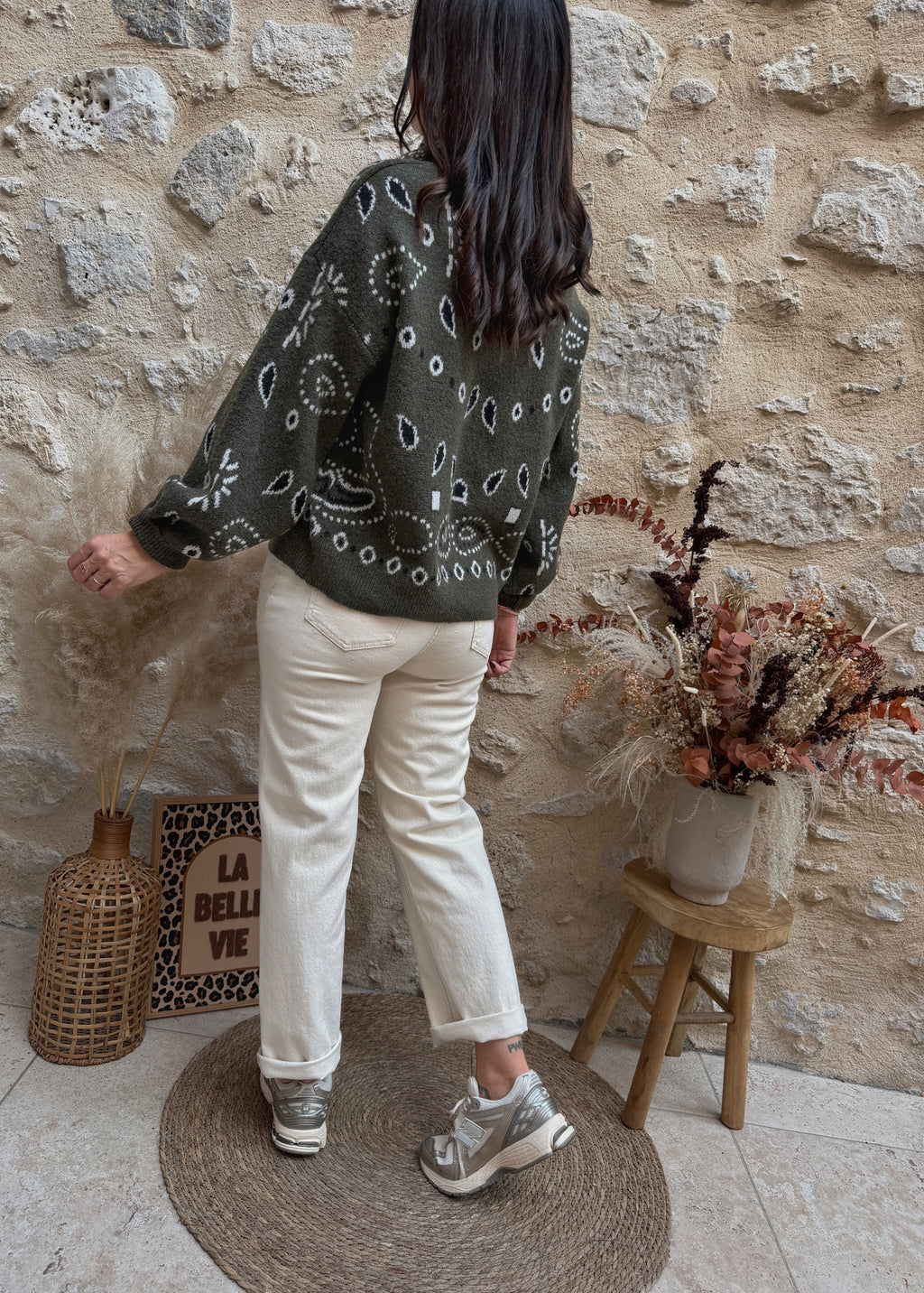 Pull Lola bandana kaki