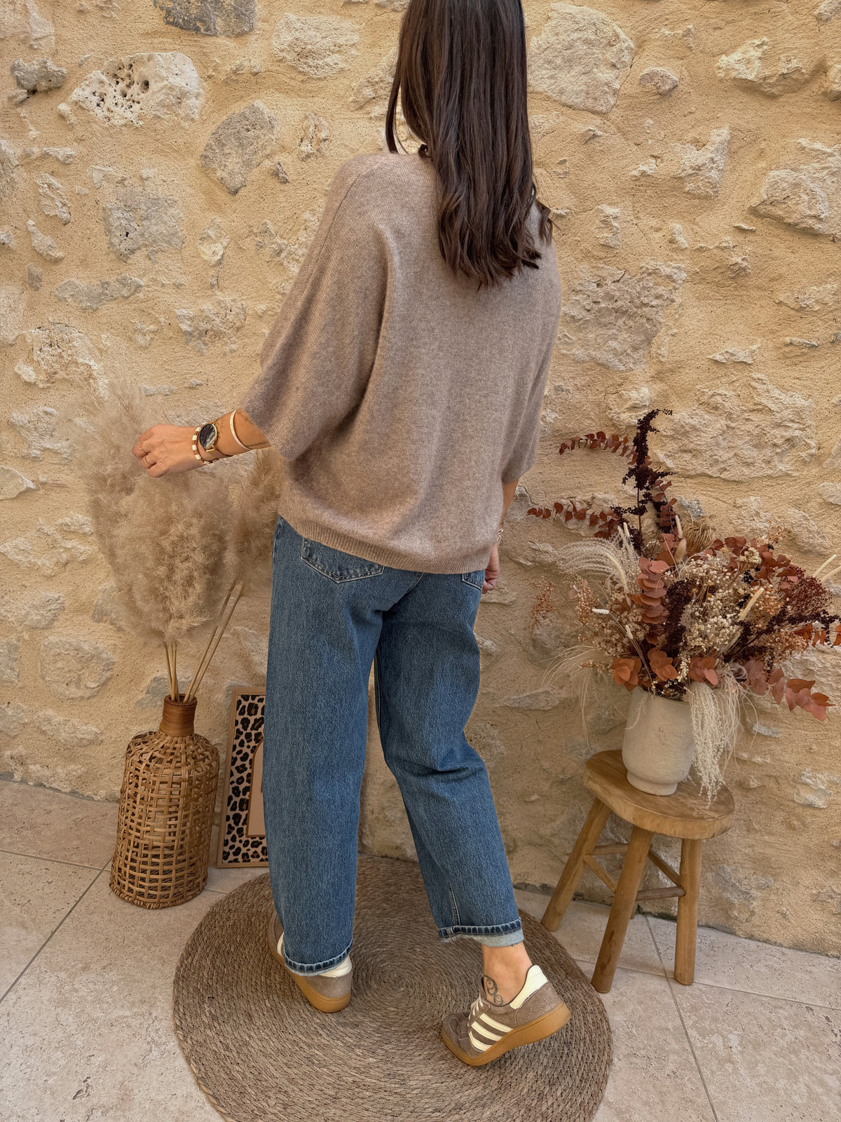 Pull Maël taupe