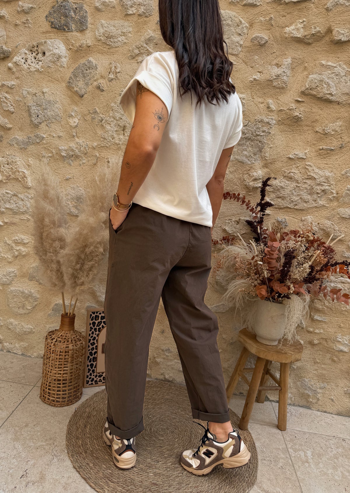 Pantalon Victor choco