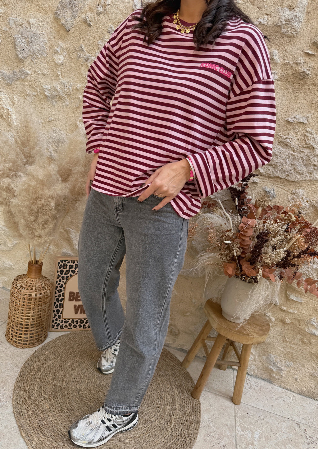 Marinière Élia prune