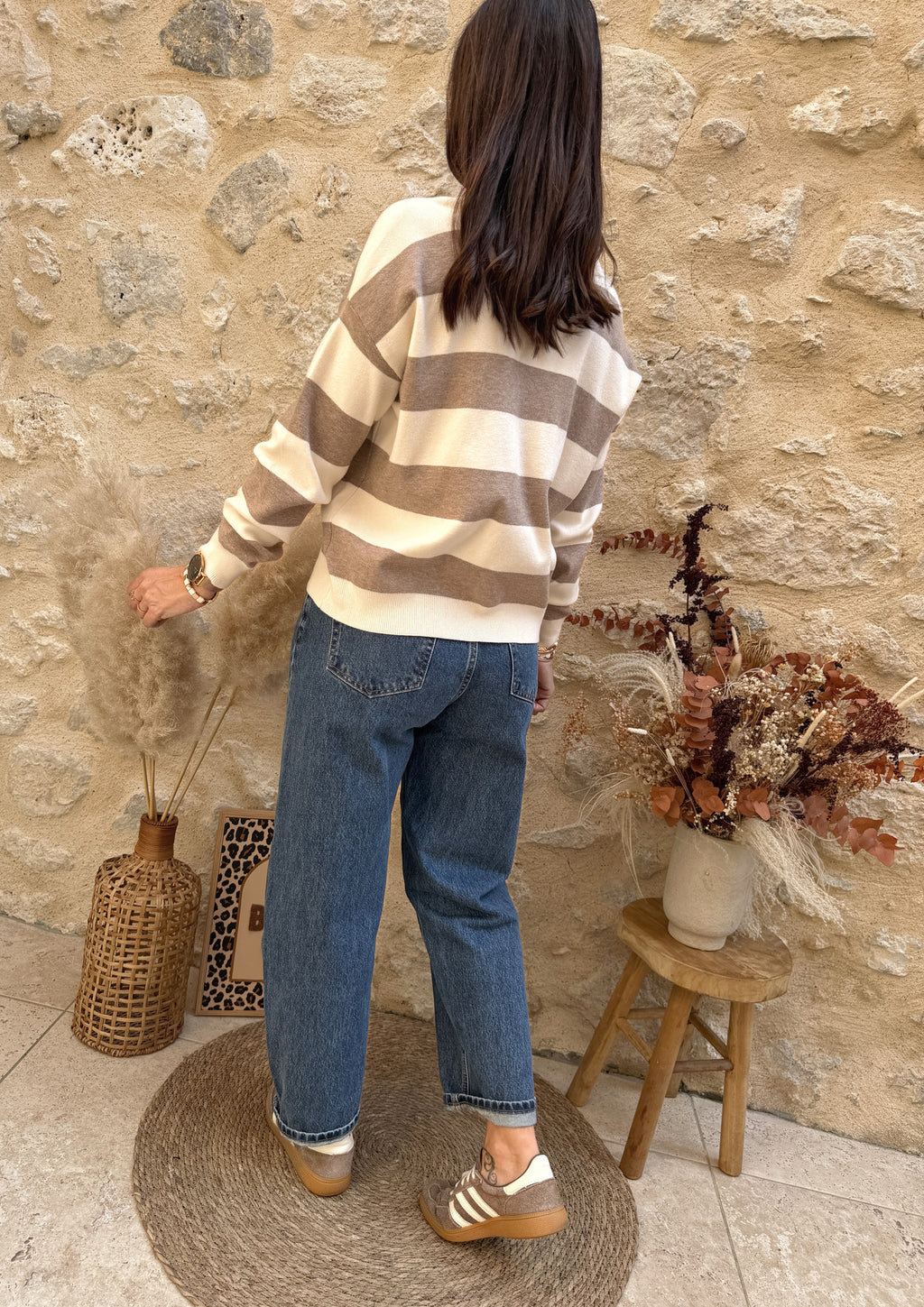 Pull Oscar taupe