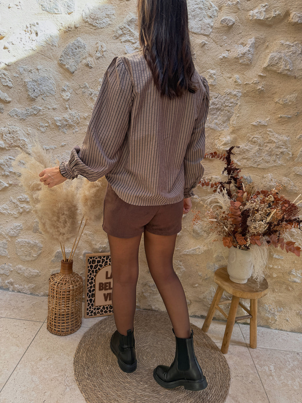Blouse Ornella café