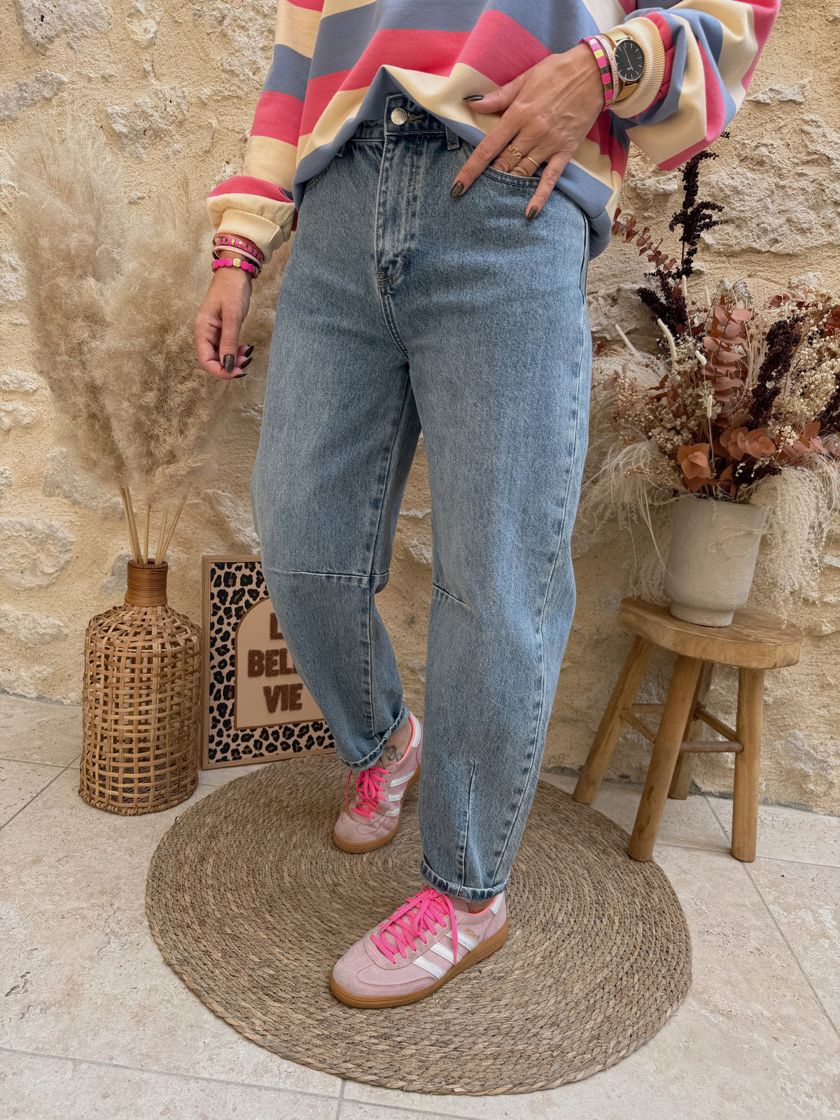 Jeans Brandy bleu