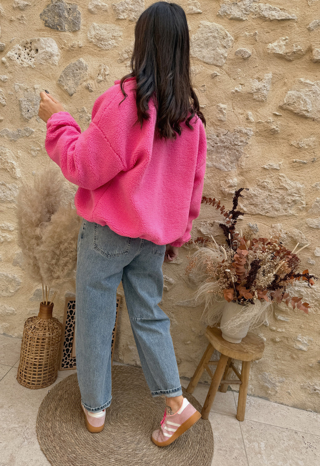 Veste Capucine rose