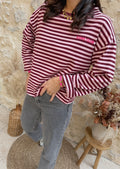Marinière Élia prune