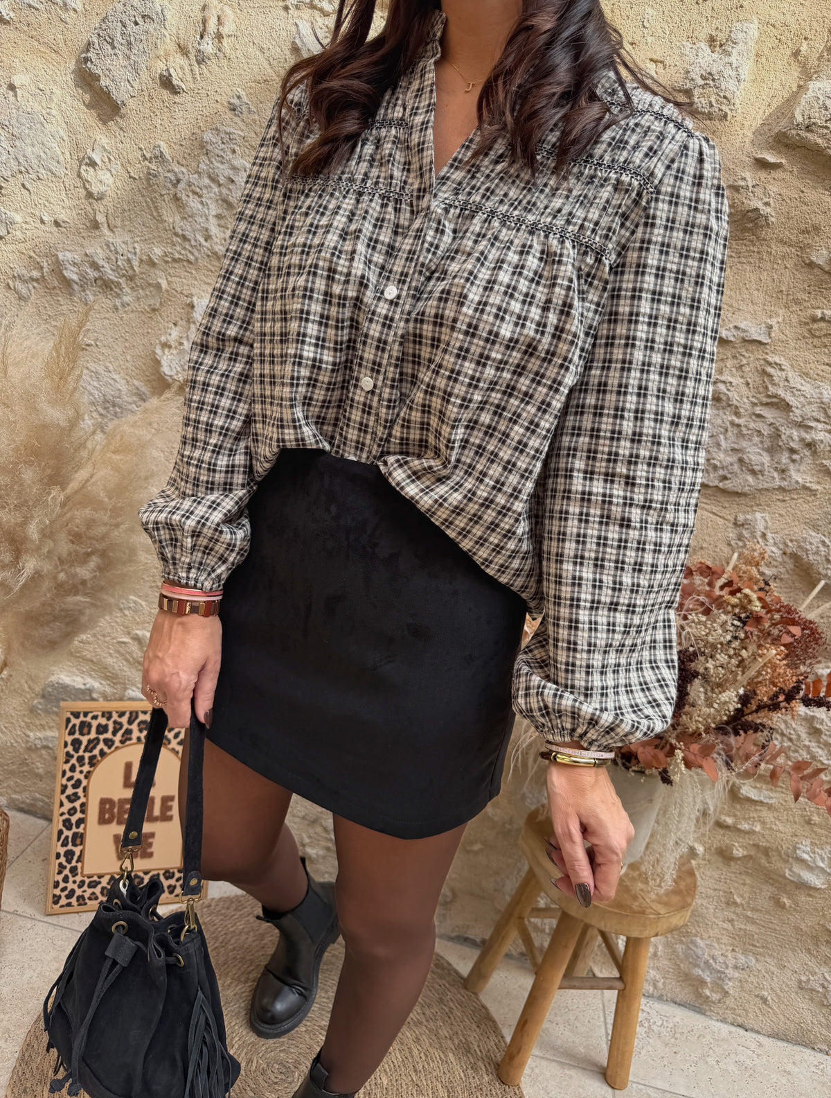 Blouse Pamela noire