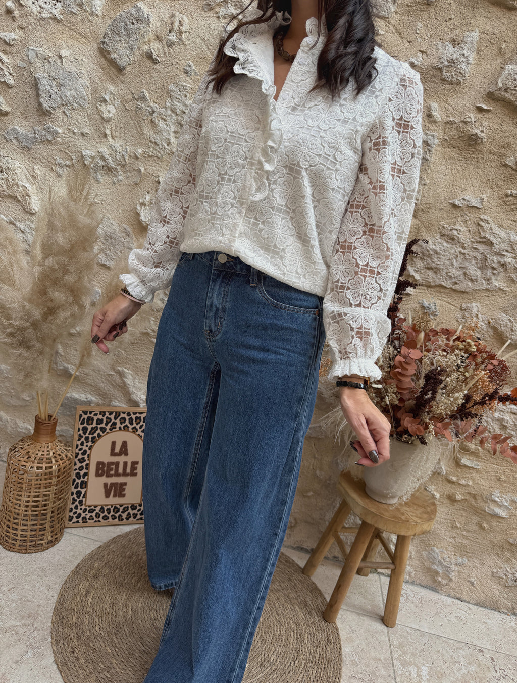 Blouse Donna écrue
