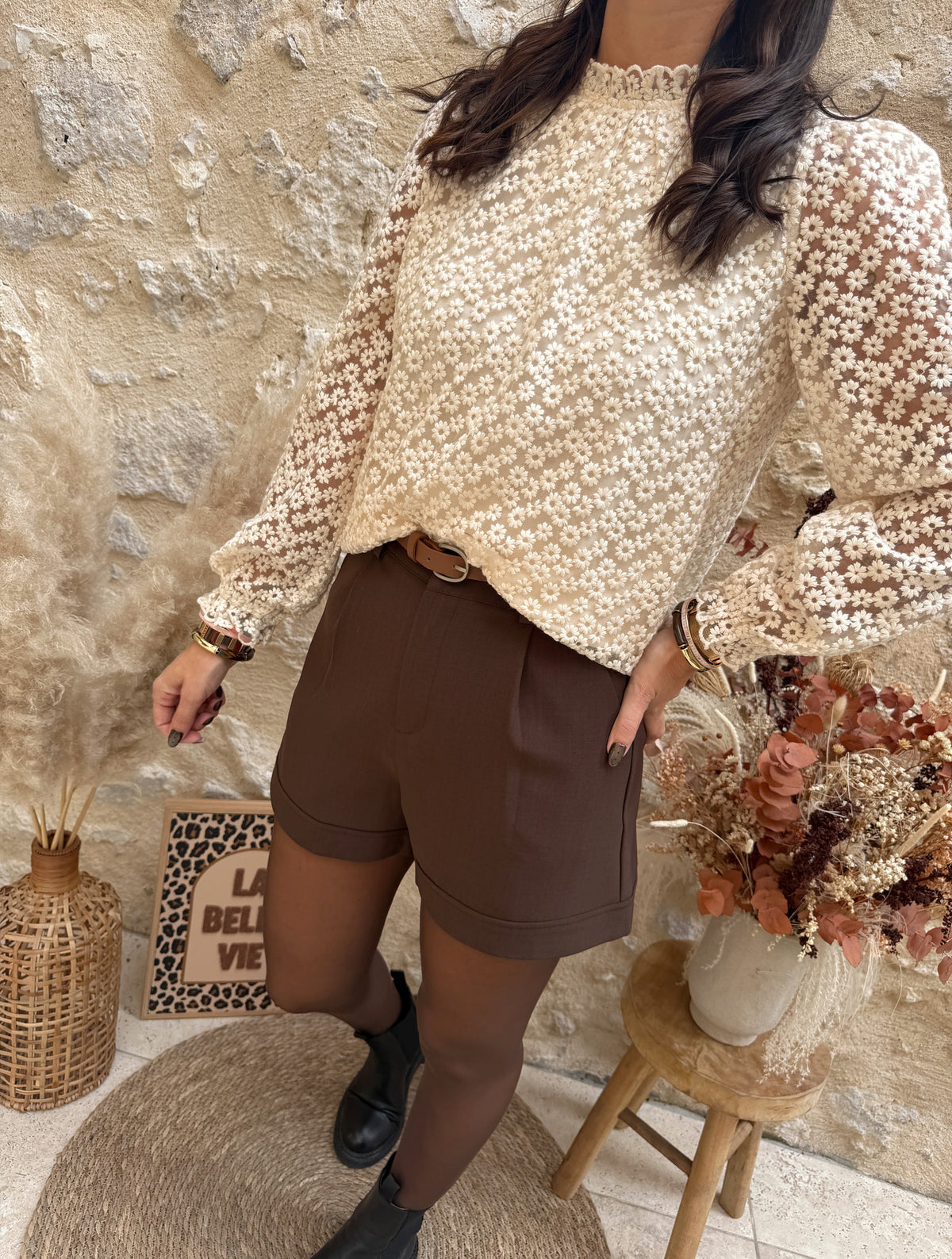 Blouse Vanessa ivoire