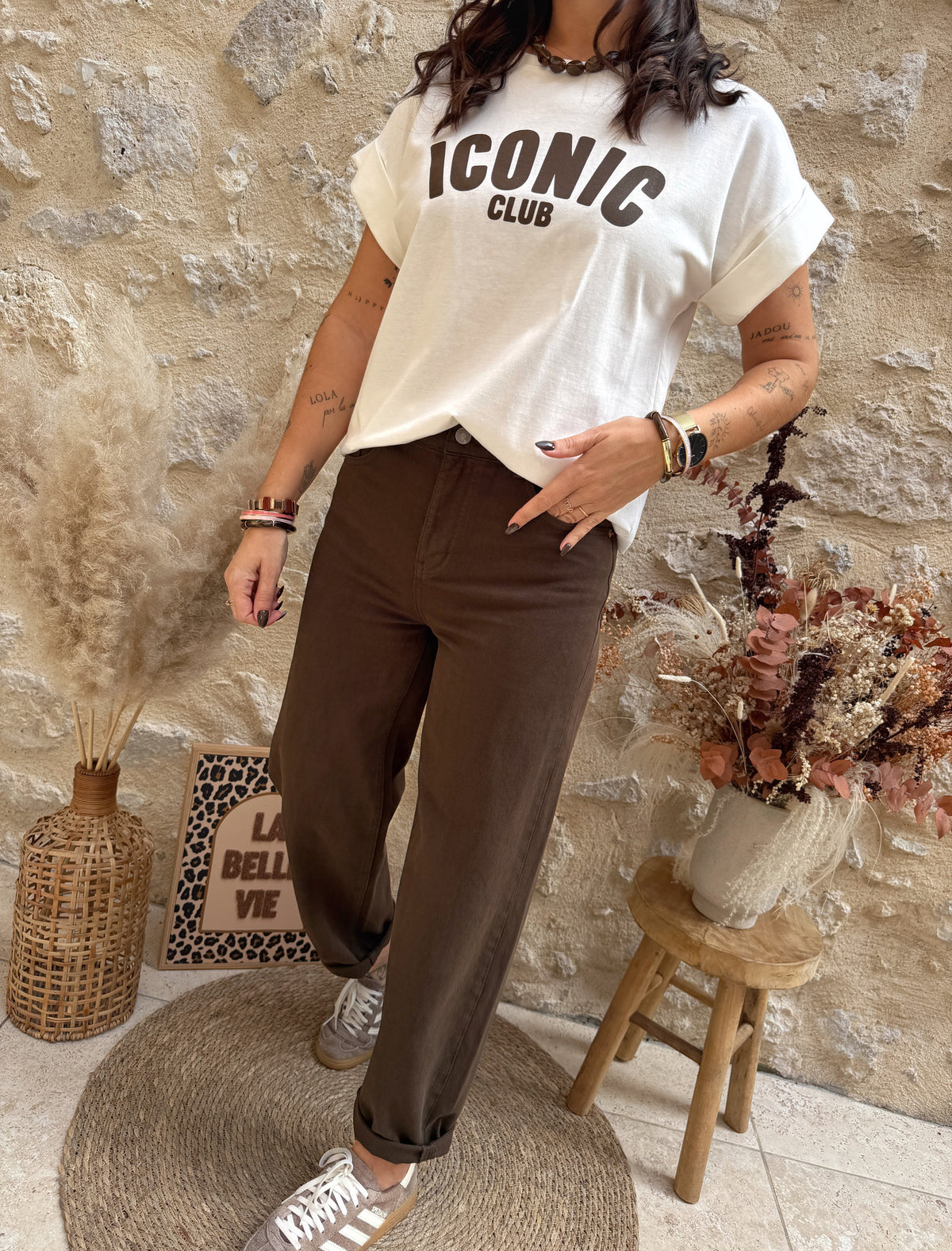 Jeans Bony choco