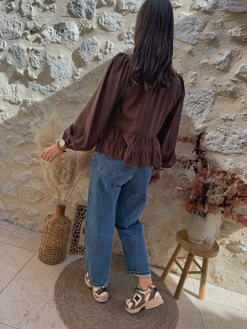 Blouse Chloé choco