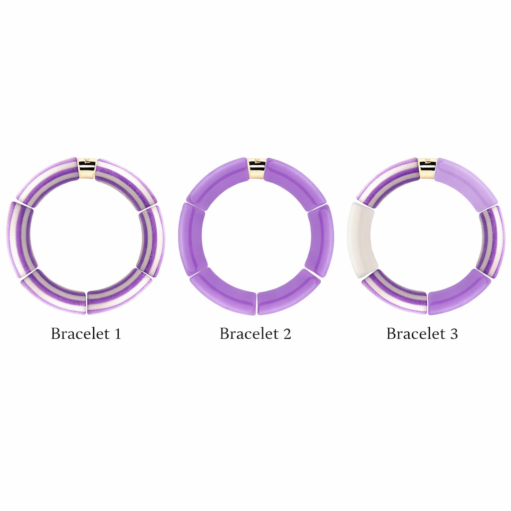Bracelet “Riviera Lilas” 💜