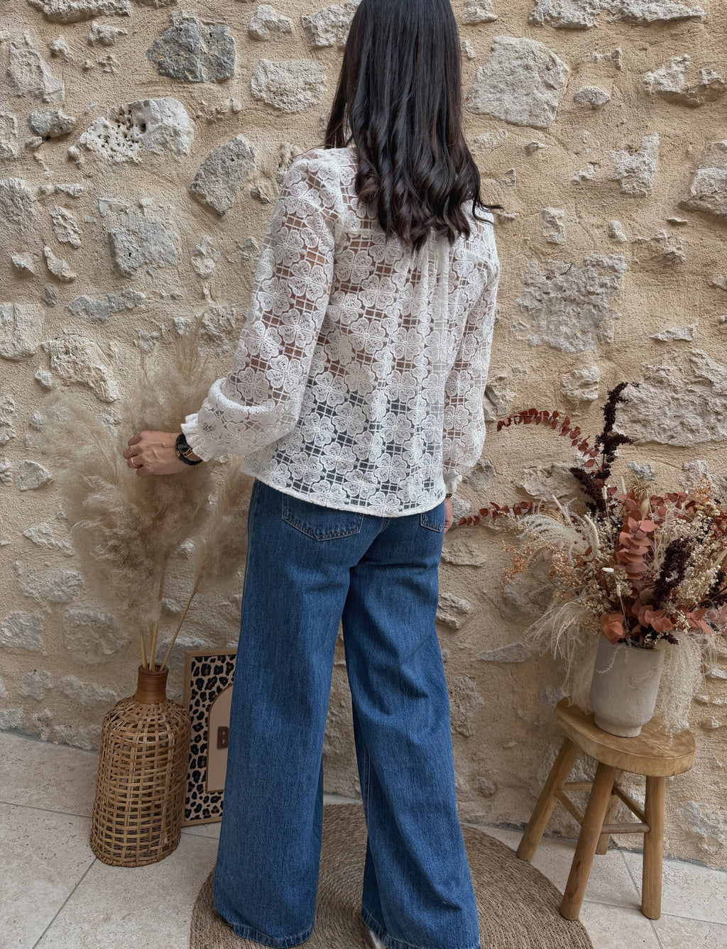 Blouse Donna écrue