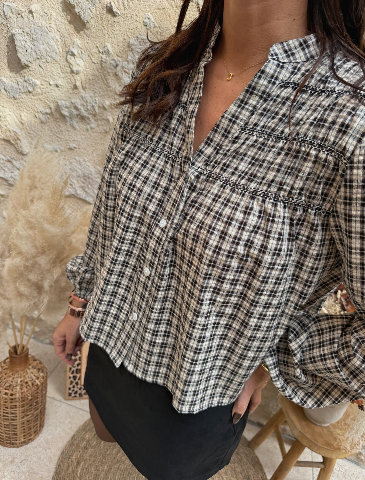 Blouse Pamela noire