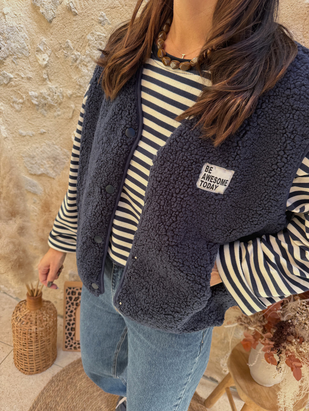 Gilet Olivier marine
