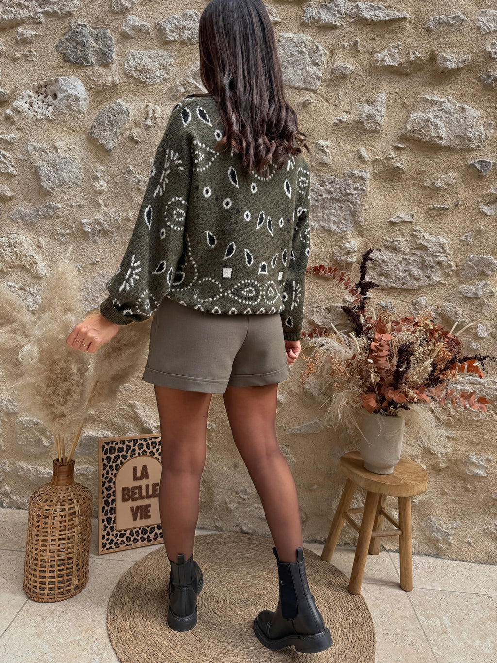 Pull Lola bandana kaki
