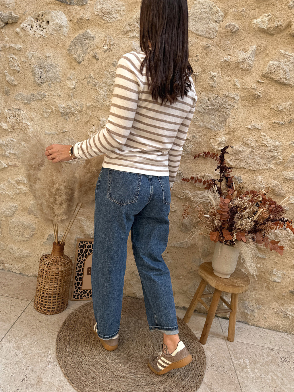 Pull fin Tao taupe