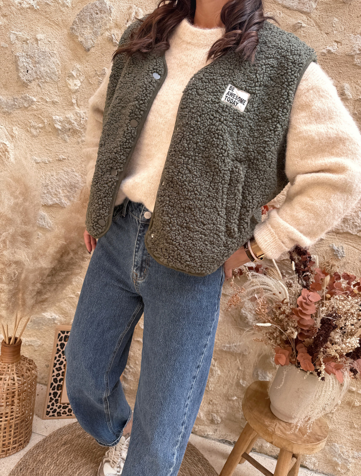 Gilet Olivier kaki