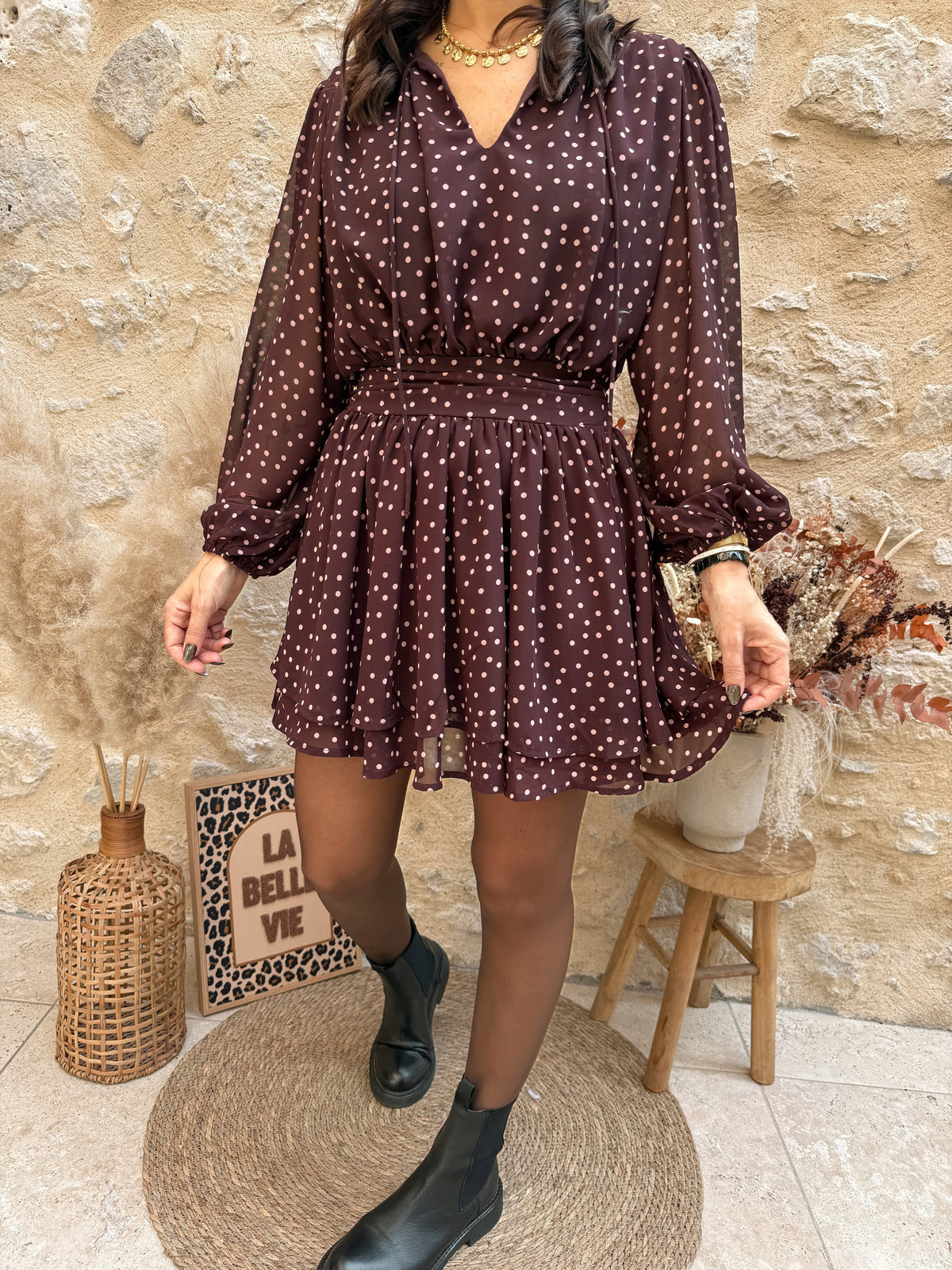 Robe Lya prune