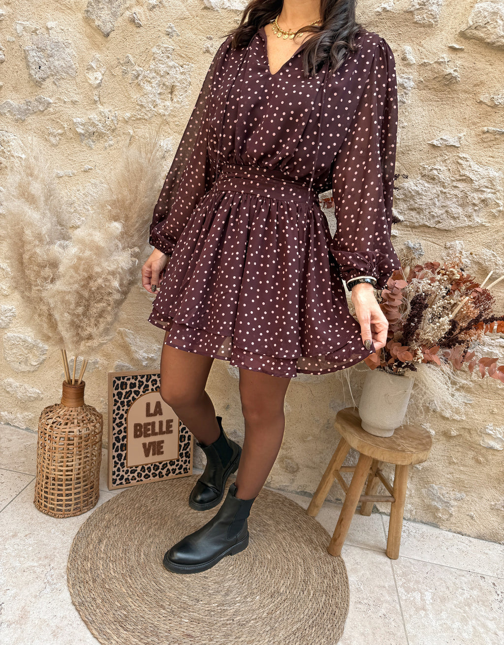 Robe Lya prune