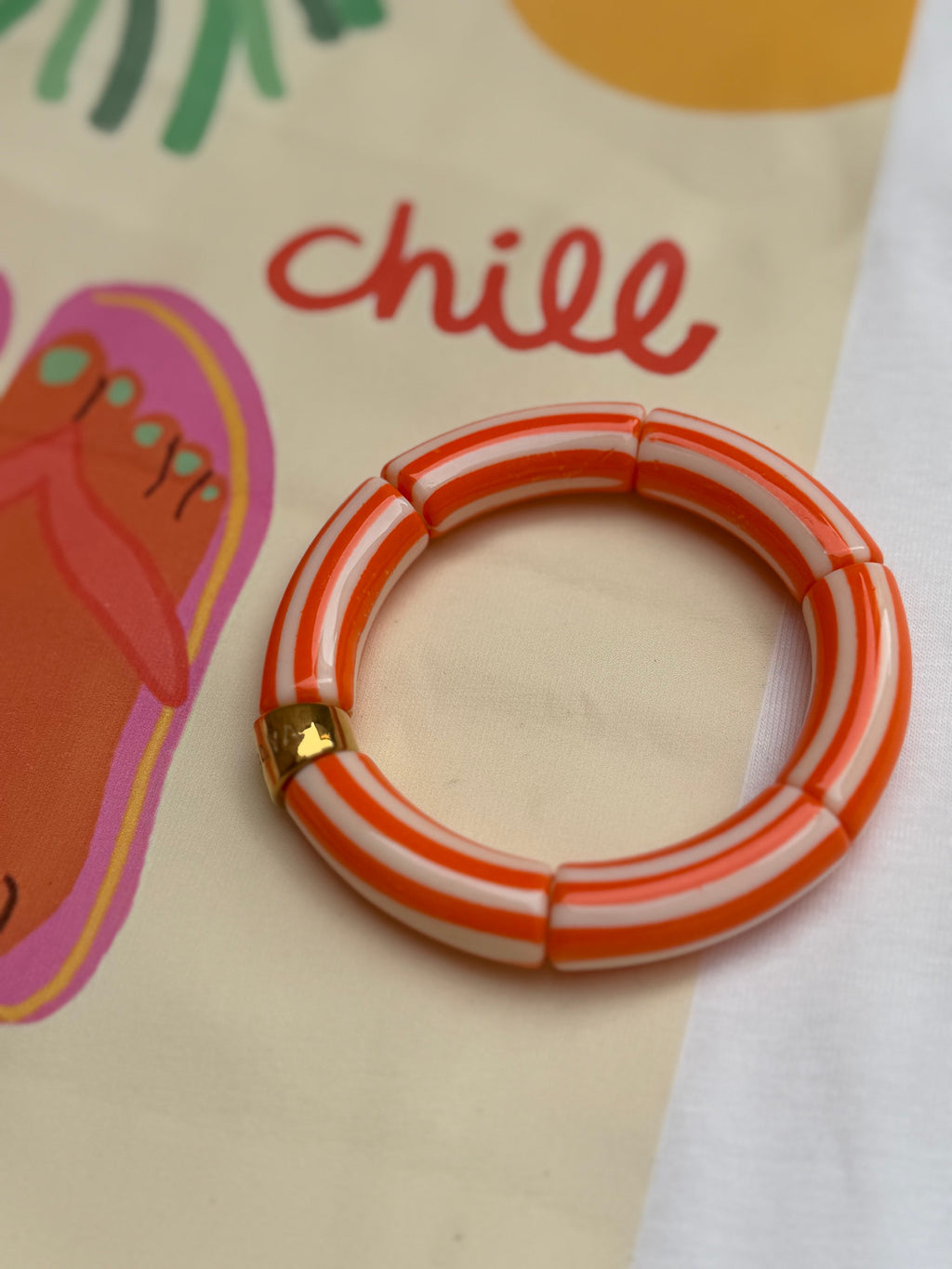Bracelet “Riviera laranja” 🧡