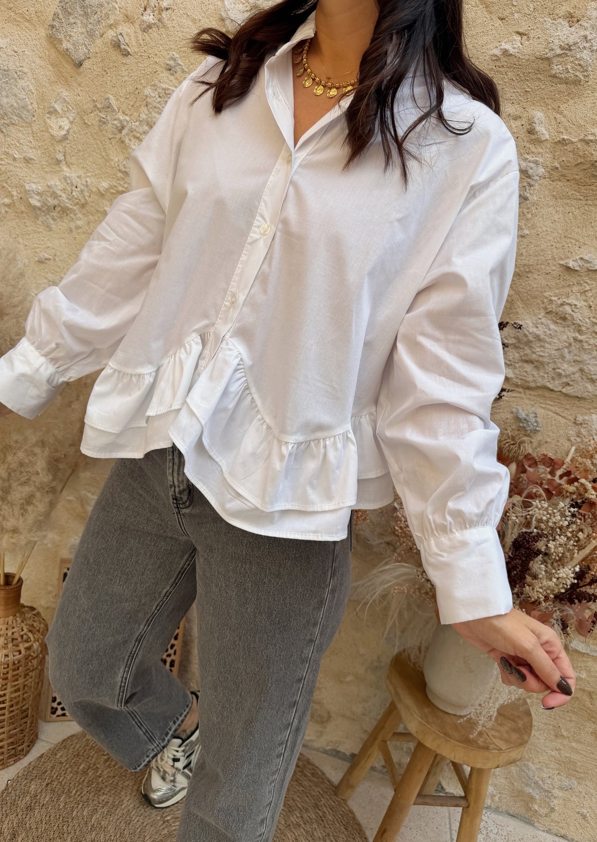 Chemise Sabrina blanche