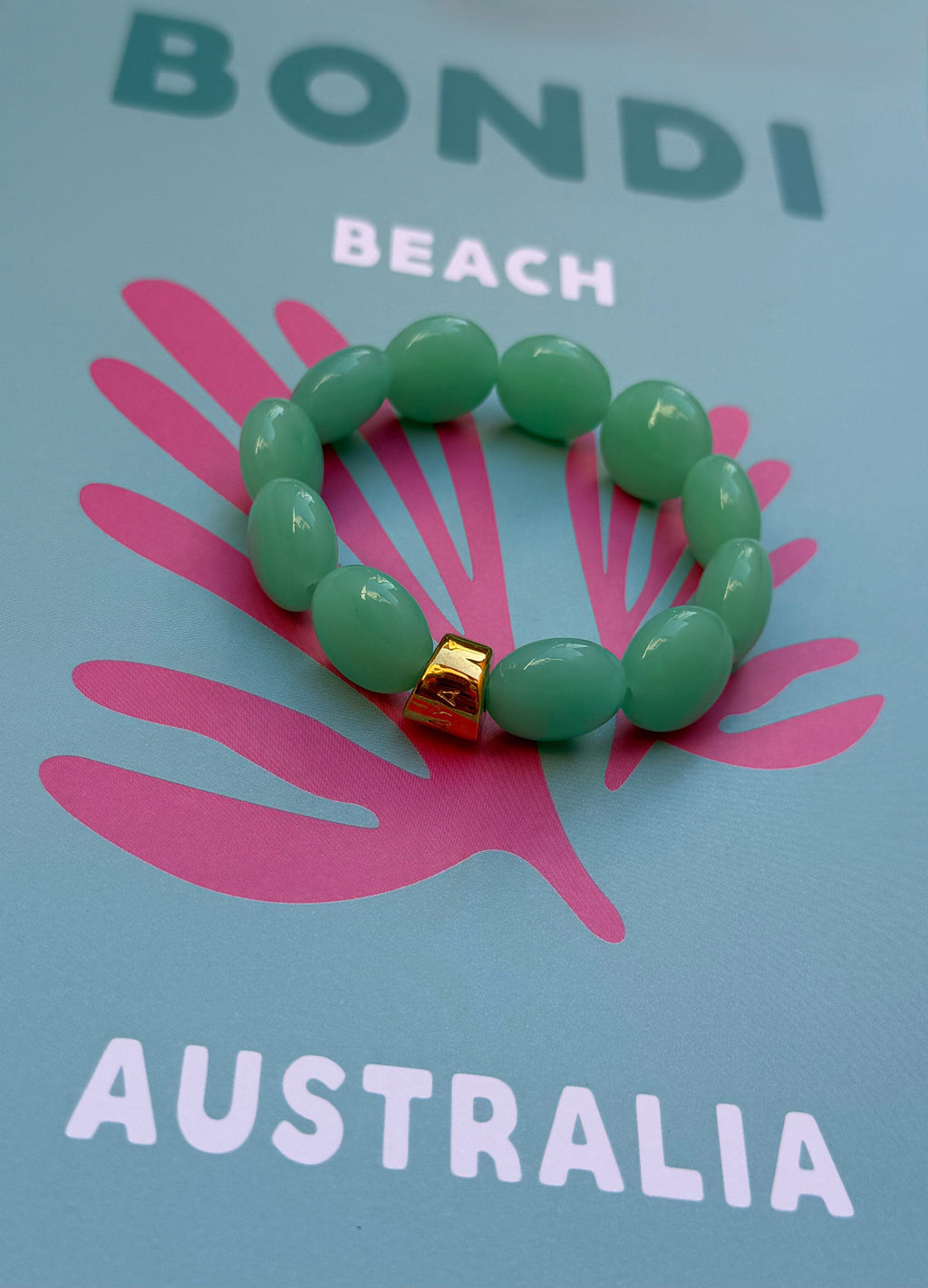 Bracelet “bombom” lagon