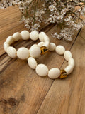 Bracelet  “bombom” ivoire